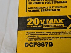 Dewalt 20V MAX XR Impact Driver Brushless 3-Speed TOOL ONLY DCF887B
