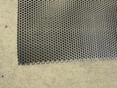 Perforated Stainless Steel Sheet 2′ x 2′ – Perforated Sheet – 20 GA. – Sandbaggy
