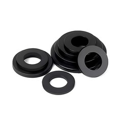 Black Nylon Plastic Flat Washers Penny Washers Metric M2 M3 M4 M5 M6 M8 M10-M20
