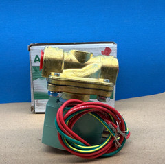 ASCO RedHat 8210G093 Solenoid Shutoff Valve 3/8in Brass 120V 150 PSI