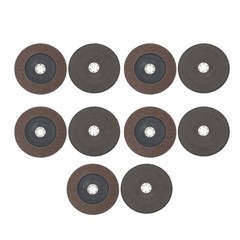 10 Pcs T29 Flap Discs 40 Grit Flapper Wheel for Angle Grinder 7″ x 7/8-Inch