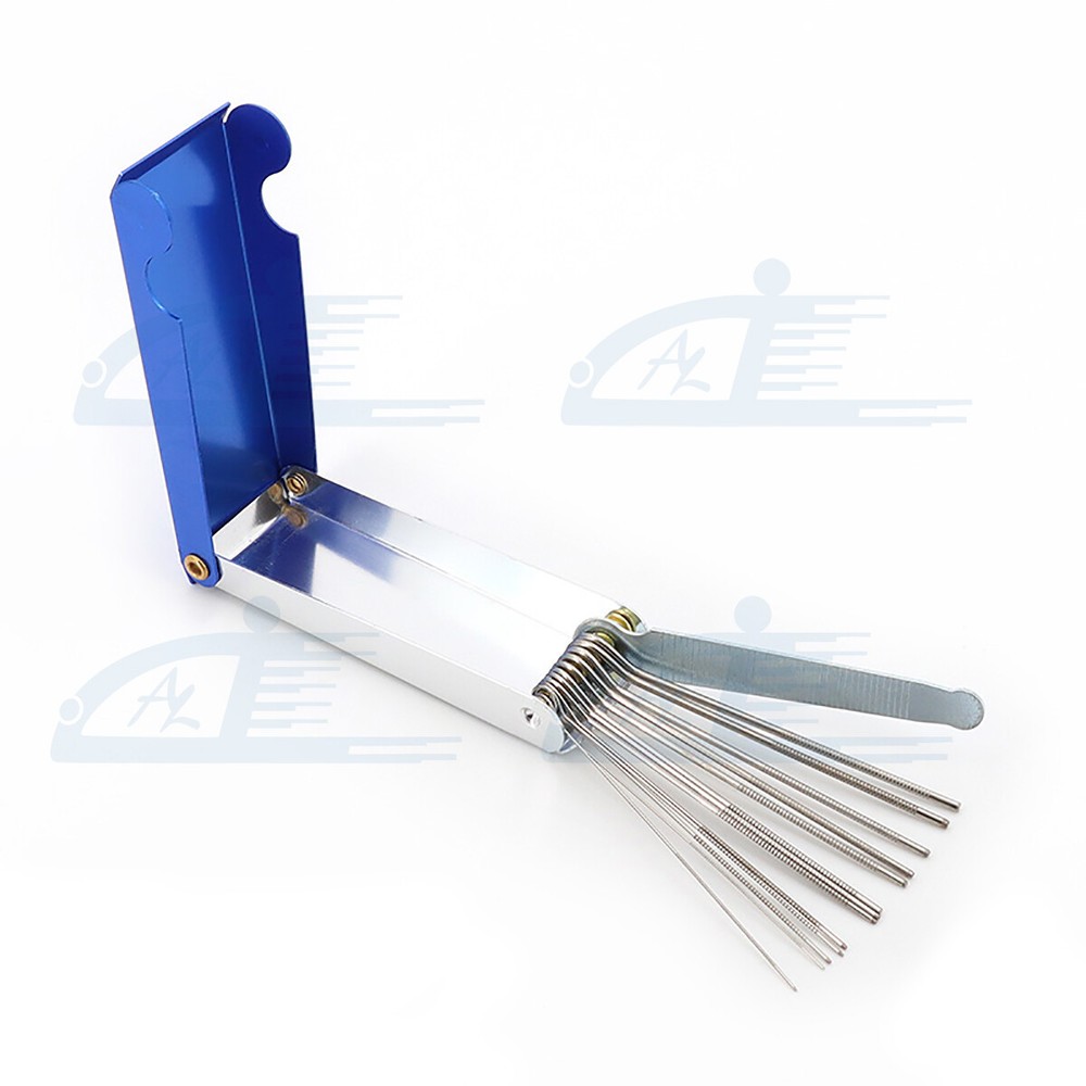 13 in 1 Welding Torch Nozzle Tip Cleaner Blue Metal Shell For Welder Soldering