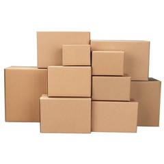 100 8x6x4 Cardboard Paper Boxes Mailing Packing Shipping Box Storage Box for UPS