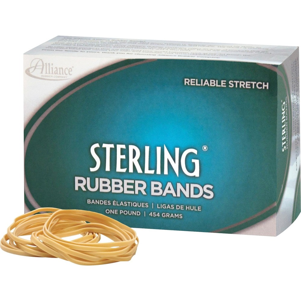 Rubber 24645 Sterling Rubber Bands Size #64, 1 lb Box Contains Approx. 425 Ba…