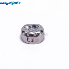 Dental Kids Crown Stainless Steel Crown Primary Molar Pediatric EASYINSMILE 5Pcs