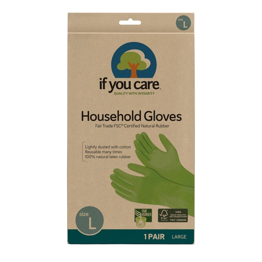 Ambidextrous Large Latex Gloves – Comfortable for Cleaning, Dishwashing & More
