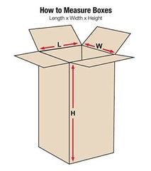 4 x 4 x 20 Shipping Boxes Moving Boxes Corrugated Kraft 25/Bundle 25/Pack