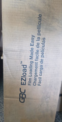 GBC EZload Laminating Roll Film 3 mil/1″ Core/25″ x 200’/ 2 rolls/Box