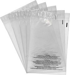 5000 6×9 Premium Suffocation Warning Clear Plastic Self Seal Poly Bags 1.5 Mil