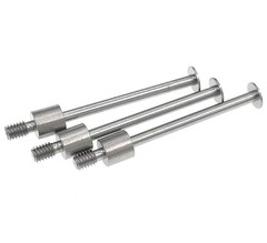 3PCS Flat Contact Point for Fowler Mitutoyo Inch Indicator Depth Gauges 4-48 UNF