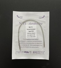 10Packs Dental Orthodontic Thermal Activated Niti Round Arch Wires Natural Form