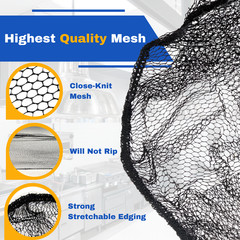 Premium Mesh Nylon Hairnets 100pcs Latex & Lint Free for Medical/Food Service