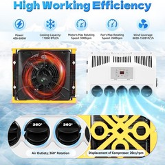 12V 11000BTU Universal Car Hanging Air Conditioner A/C Kit For Car Truck Vehicle