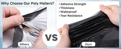 Poly Mailers Shipping Bags 6×9 9×12 10×13 12×15.5 14.5×19 19×24 24×24 24×36