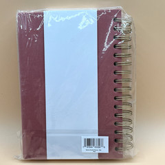 Serene Growth Daily Journal 6 Month 7pg Weekly Spread Maroon Hardcover New