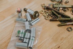 New Aluminum Spacer Bushing 1/2″ OD x 1/4″ ID–Fits M6 or 1/4″ Bolts
