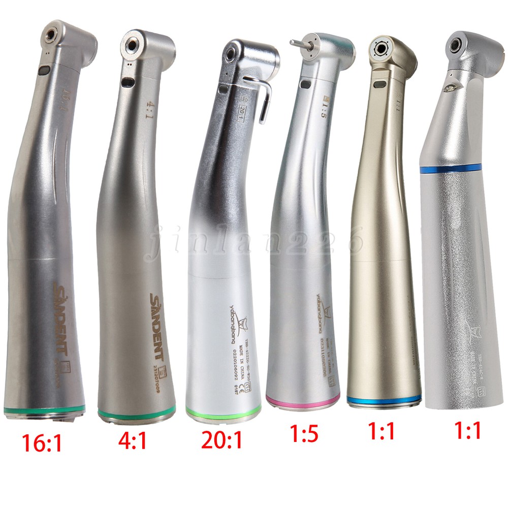 Dental Contra Angle 1:1/1:5/16:1/20:1 Fiber Optic Electric Handpiece KAVO Style