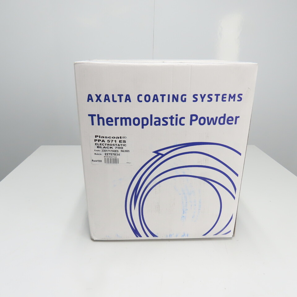 Axalta PPA 571 ES Thermoplastic Electrostatic Powder Coat Gloss Black 700 45LBS