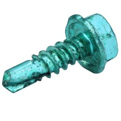 Skywalker #10 Self-Tapping Ground Screws (Box of 100, Green)