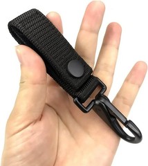 MOLLE Duty Belt Key Holder with Slip Pocket & Metal Clip for Security Pros