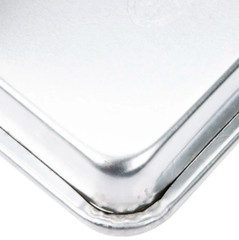(6-Pack) 1/8 Size Aluminum Bun Sheet Baking Pan Serving Tray 6 1/2″ x 9 1/2″ NEW