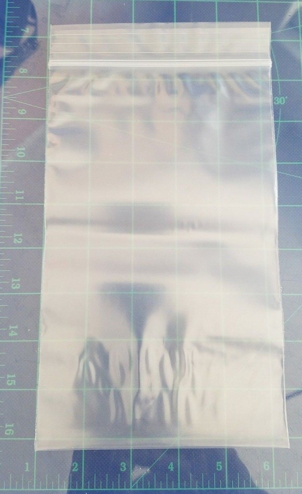 500 5×8 Clear Zipper Seal Zip Lock Top Reclosable Poly Plastic Bags 4 Mil
