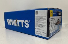 Watts 1in.Bronze Double Check Valve Backflow Preventer Assembly 1/4Turn Shutoff