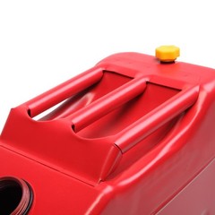 5 Gallon Large Capacity 20L Gas Gasoline Can Fuel Backup Metal Steel Tank Red