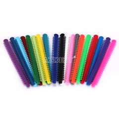 Dental Ortho elásticos cadena látex ligadura elástica bandas para soportes Ties