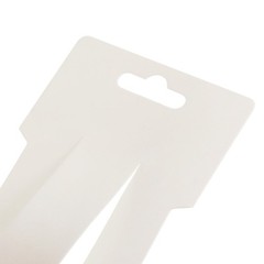 Hair Clip Display Cards, 100pcs Paper Cardboard Hair Bow Holder, White