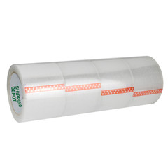 96 Rolls of Shipping Depot Carton Box Sealing Clear Packing Tape 3″ x 110 Yds