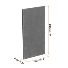 Graphite Block Ingot Rectangle Graphite Electrode Plate 200x100x5mm