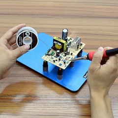 Soldering Helping Hands 6Pcs PCB Circuit Board Holder ESD Blue