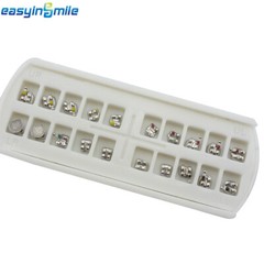 10Packs Orthodontic Metal Brackets Dental MINI Braces MBT/ROTH 022 Hook 3/345