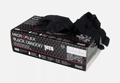 Microflex Black Dragon Powder Free Nitrile Exam Gloves Large – Box of 100 Gloves