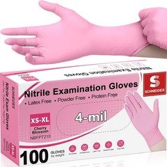 Nitrile Exam Gloves, 4-mil Medical Gloves Disposable Latex Free, Powder Free,…