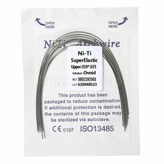 Dentales Ortodoncia Arcos de Súper Elásticos NITI Rectangular Alambres de Arco