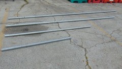 Galvanized Steel Pipe – 1-1/2″ x 8′ – SCH40 – Industrial Plumbing Conduit