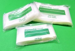 300 Zippit Reloc Bags 4mil H.D. Assortment Sizes 3×5 4×6 6×9 100 Each Zip Seal