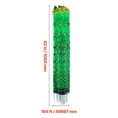 VEVOR Electric Netting Fence Kit Sheep Fencing 42″H x 164’L with Posts Spikes
