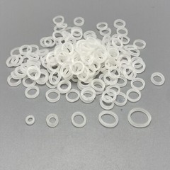 100 Pcs Dental Orthodontic Intraoral Elastic Latex Rubber Band Clear FDA