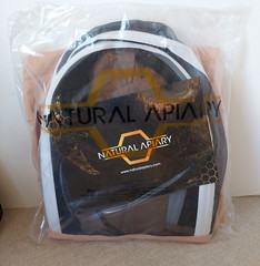 Natural Apiary Beekeeper Apiarist Jacket w/ Fencing Veil & Carrying Tote XSmall