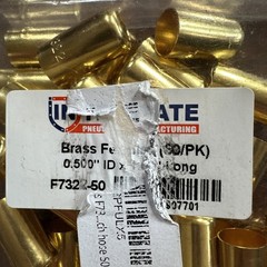 Interstate Pneumatics F7322-50 0.500 Inch ID x 1.0 Inch Long Ferrules (50/PK)
