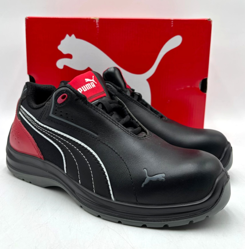 PUMA TOURING LOW Men’s NEW Composite-Toe Work Shoes Black Multiple Sizes