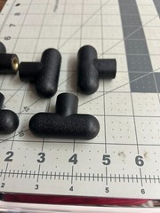 NEW 5-pack lot T Knob “T” 2.25″ x 1.45″ 3/8-16 Female Thread heavy duty