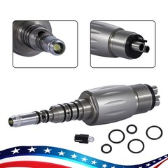 Dental LED Quick Coupler 4 Hole for KAV MULTIFlex LUX Fiber Optic Handpiece dk