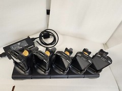 ✅LOT OF 5 Zebra TC56 2D Android Scanners +Cradle +New Cases & Handles!🔥⭐