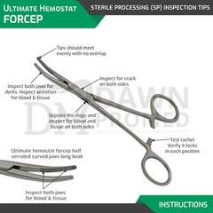 5 Pcs Kelly Hemostat Forceps Curved 5.5″ Locking Clamp Surgical Dental German Gr