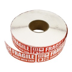 1000 PCS 1″x3″ FRAGILE HANDLE WITH CARE Stickers Labels Easy Peel & Apply New