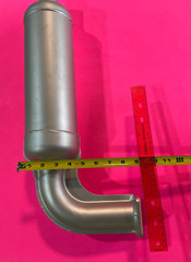 Muffler w/ extension for John Deere / Yanmar Tractor as shown -Check dimensions!